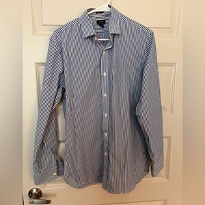 Men’s J Crew Blue Striped Button Up